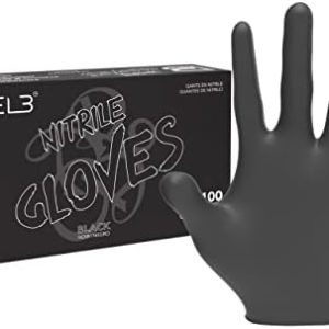 L3 Level 3 Nitrile Gloves - Professional Heavy Duty Disposable Gloves - Latex Free - Fits Snug - Box of 100